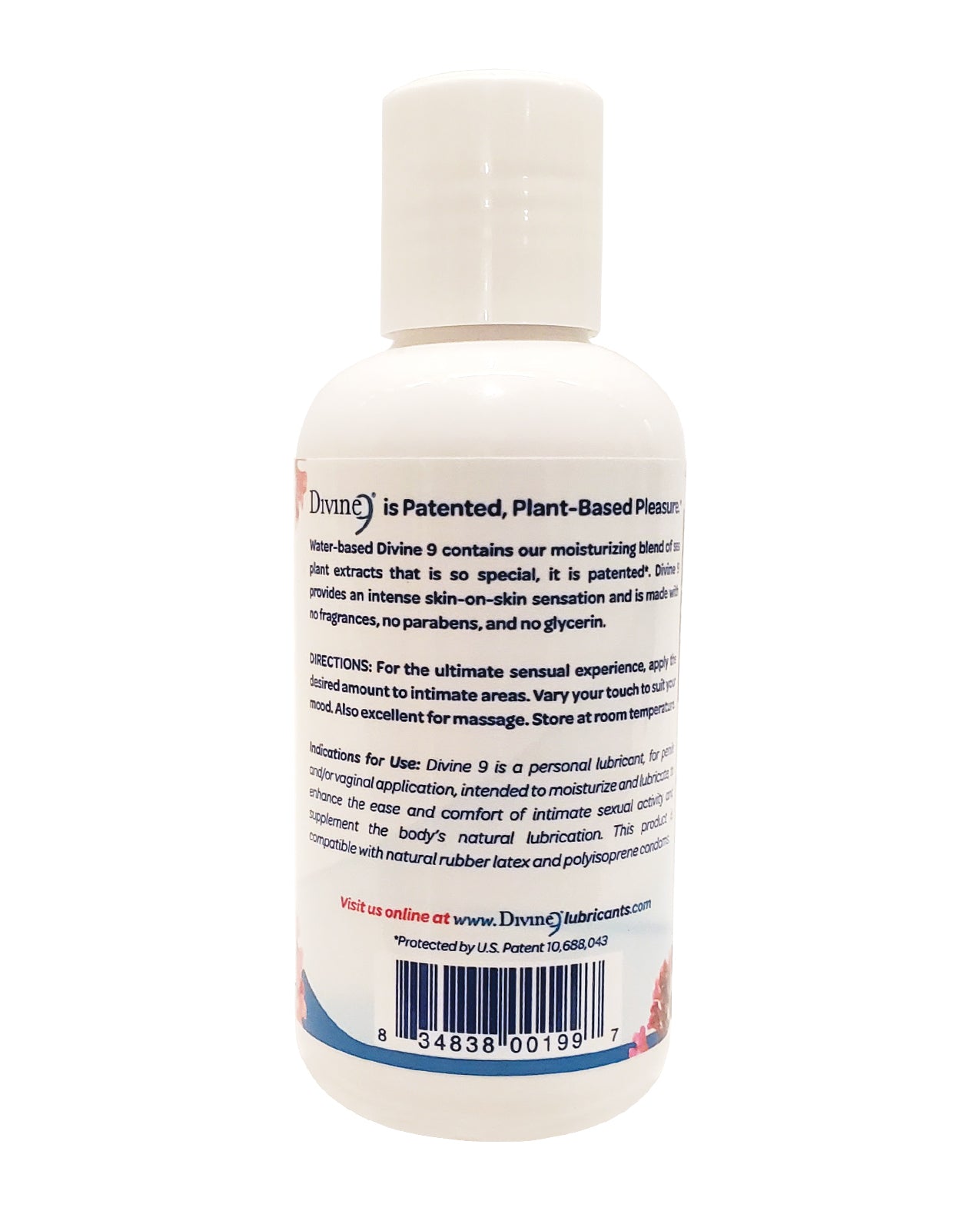 Divine 9 Water Based Lubricant 4oz