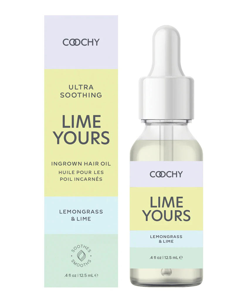 Coochy Ultra Soothing Lime Yours Ingrown Hair Oil - Lemongrass and Lime - 4 Oz