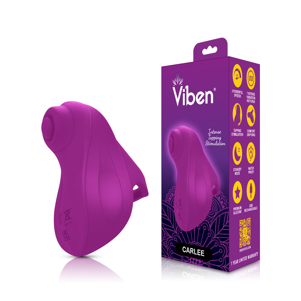 Carlee Tapping Finger Vibe -Berry