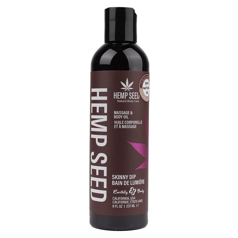 Hemp Seed Massage & Body Oil 8oz