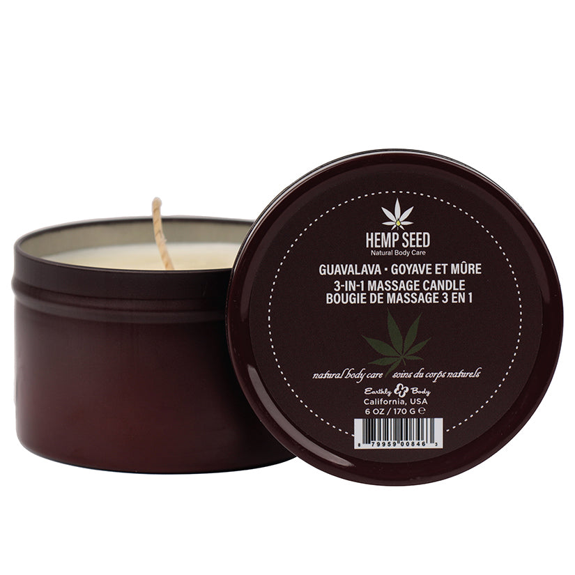 Earthly Body 3-In-1 Massage Candle 6oz