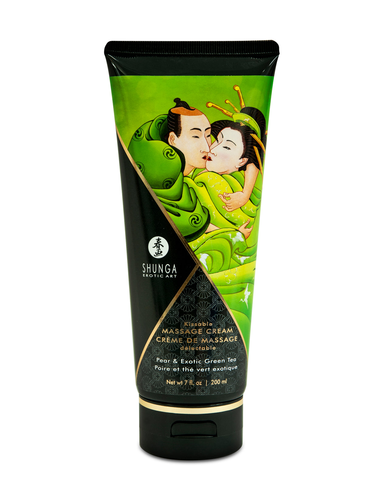 Kissable Massage Cream - Pear & Exotic Green Tea - 7 Fl. Oz. / 200 ml