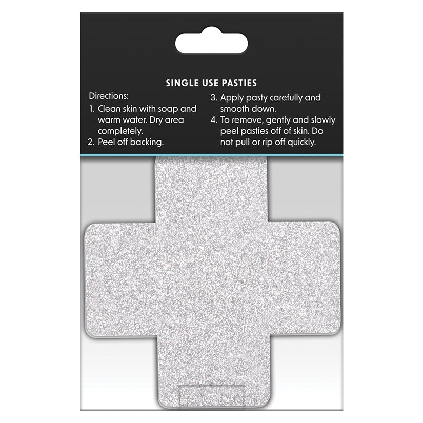 Pretty Pasties Glitter Cross 2pk