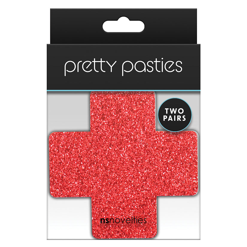 Pretty Pasties Glitter Cross 2pk