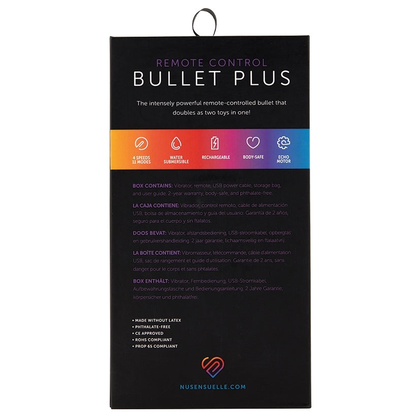 Sensuelle Wireless Bullet Plus With Remote Control