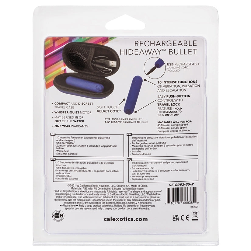 Rechargeable Hideaway Bullet