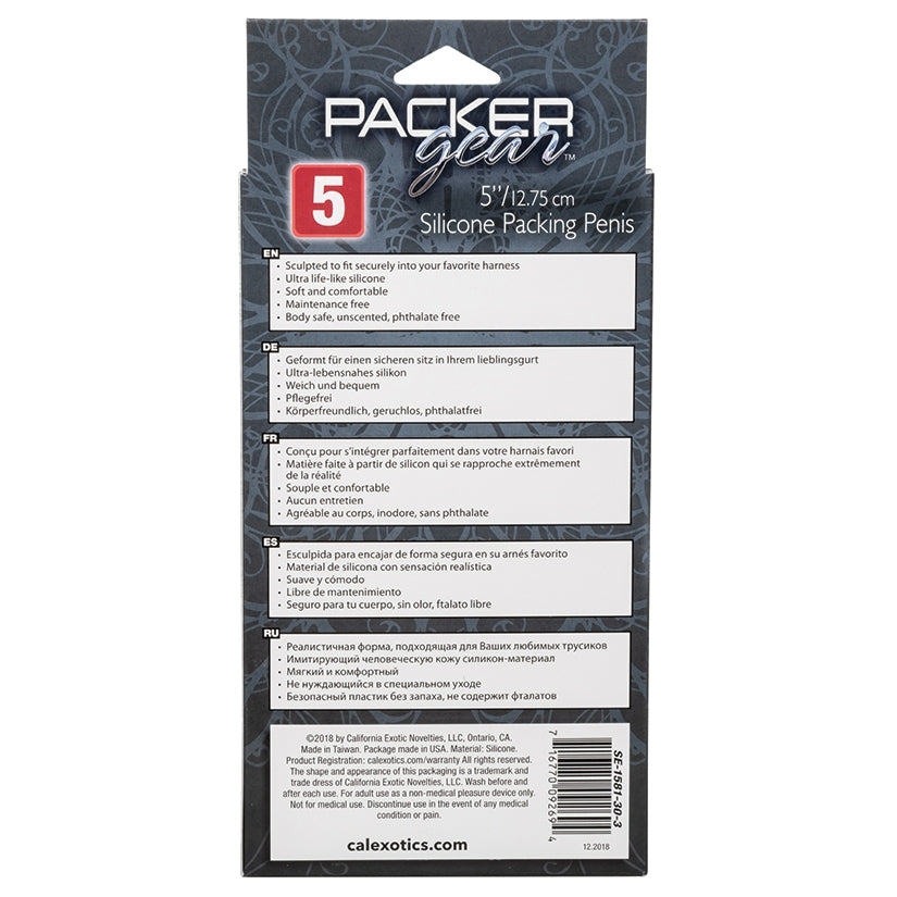 Packer Gear Silicone Packing Penis 5"
