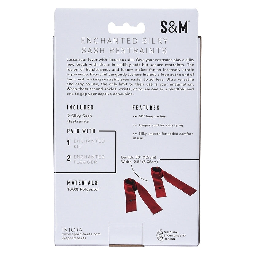 S&M Enchanted Silky Sash Restraints