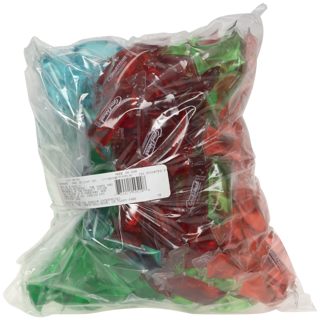 Goodhead Oral Delight Gel - Pillow Packs - Bulk Refill - 216 Assorted Pieces