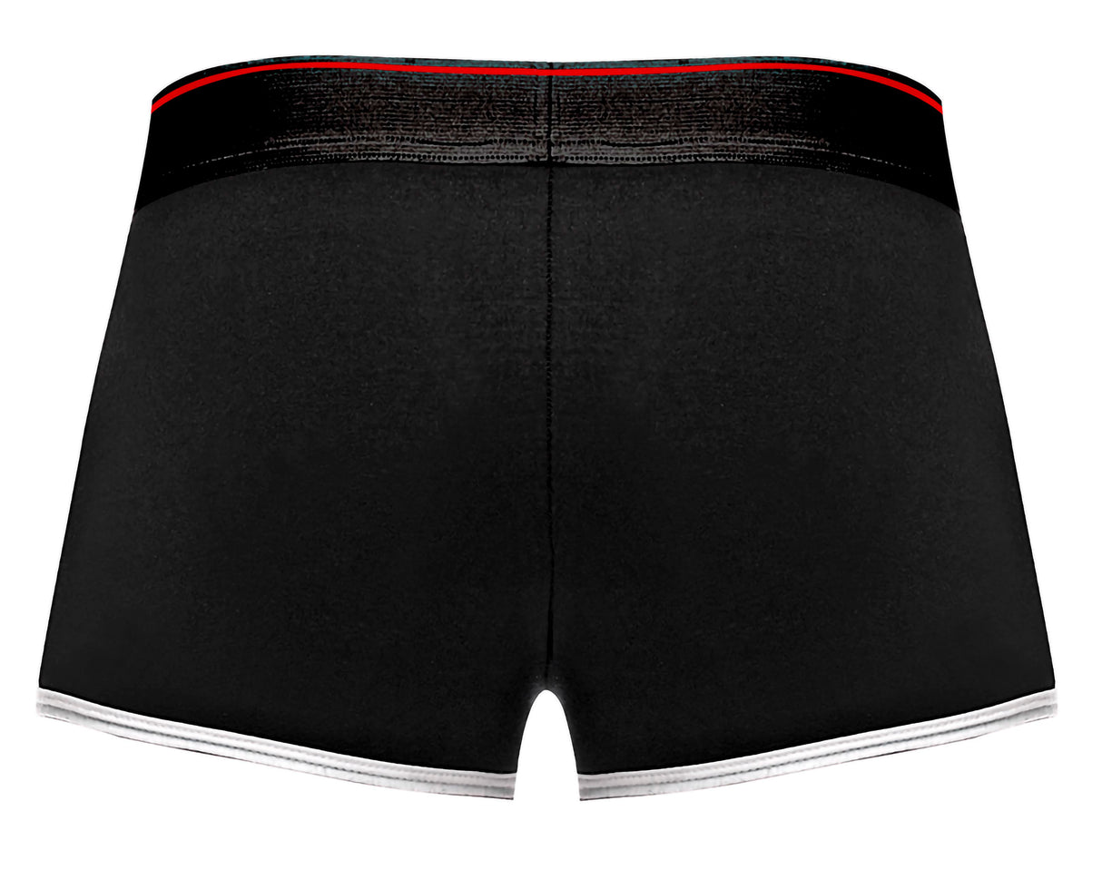 Retro Sport Panel Short - Small - Black/ Red
