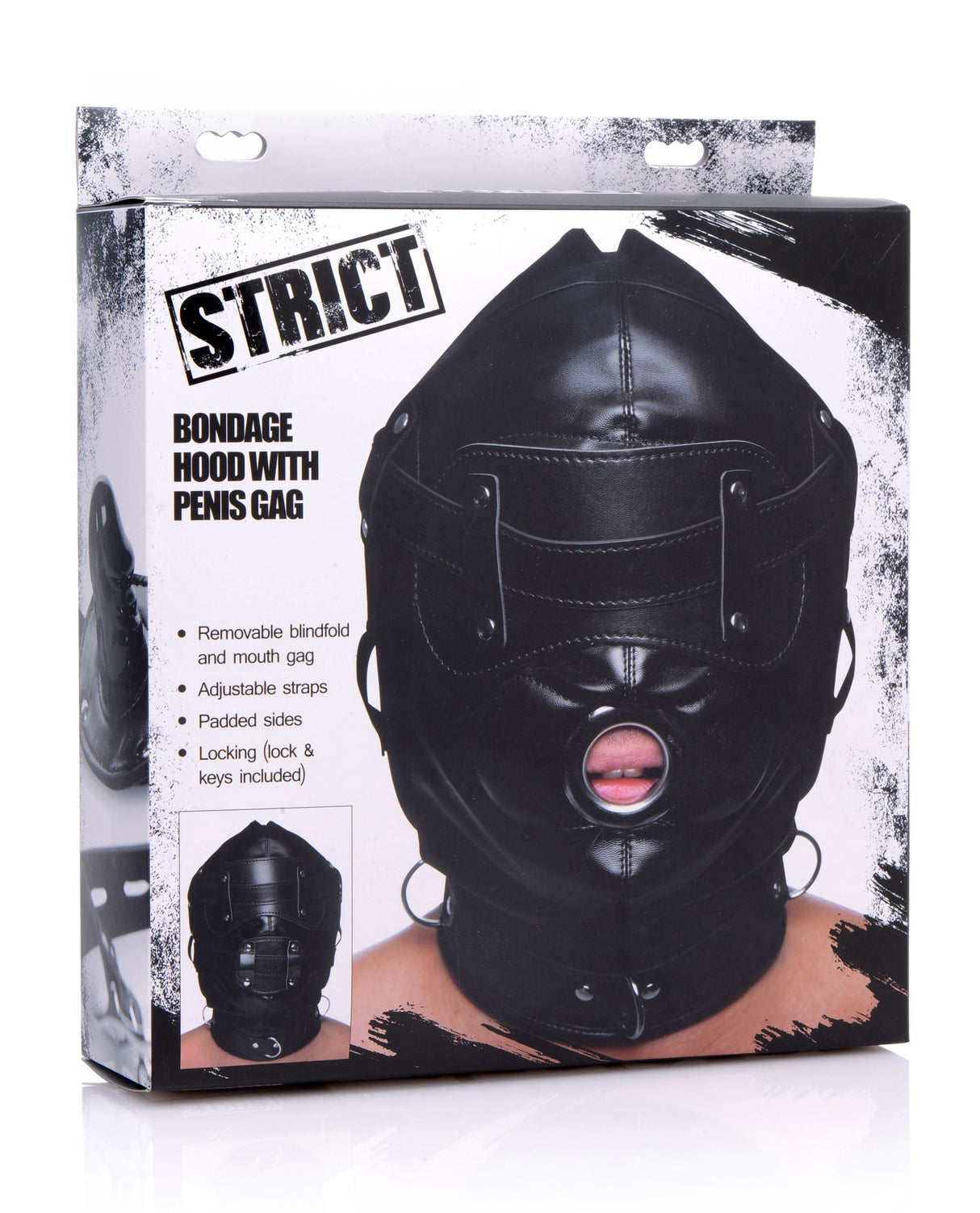 Bondage Hood With Penis Gag