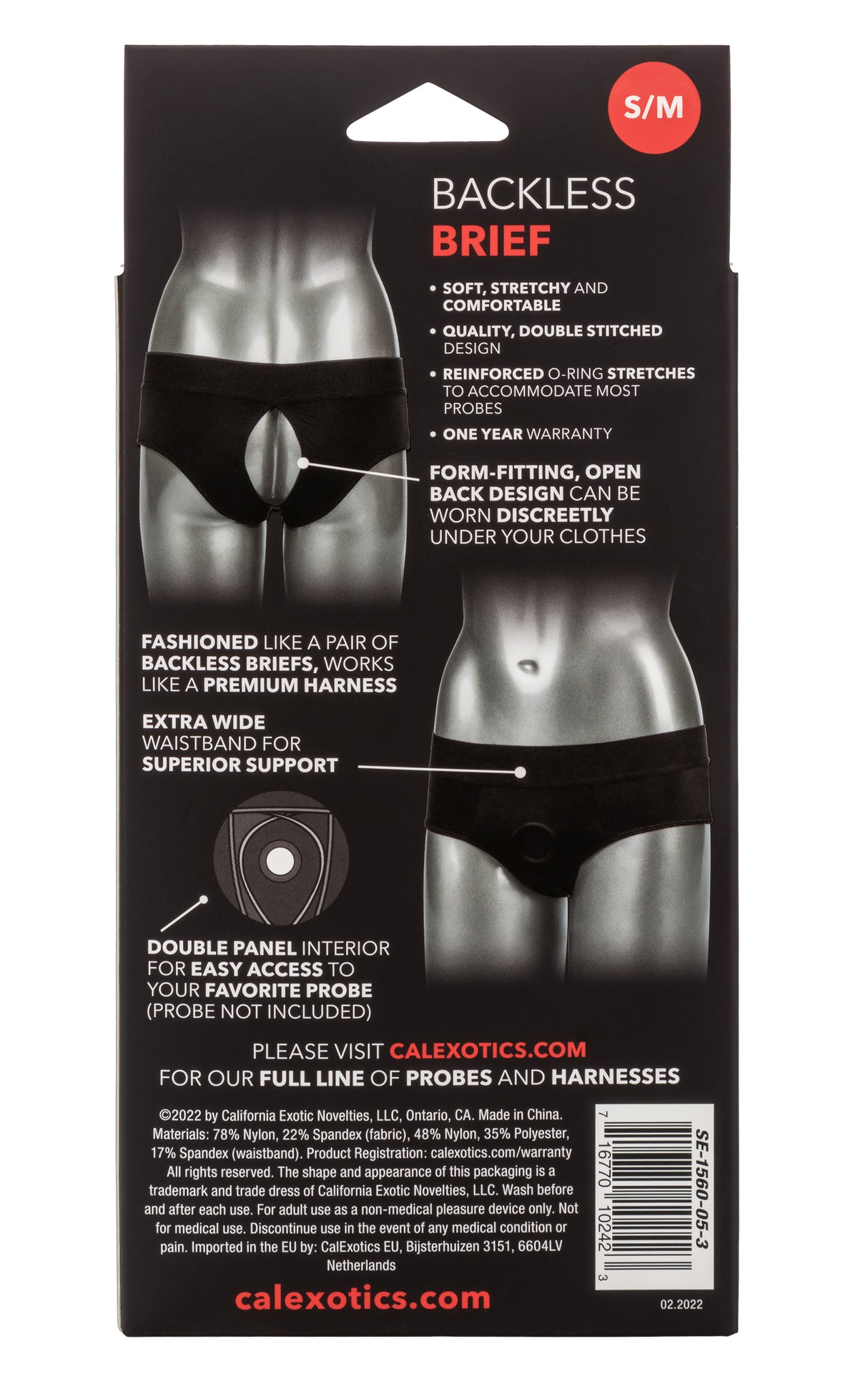 Her Royal Harness Backless Brief - S/m