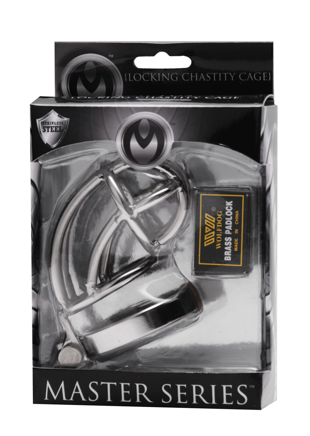 Captus Locking Stainless Steel Chastity Cage