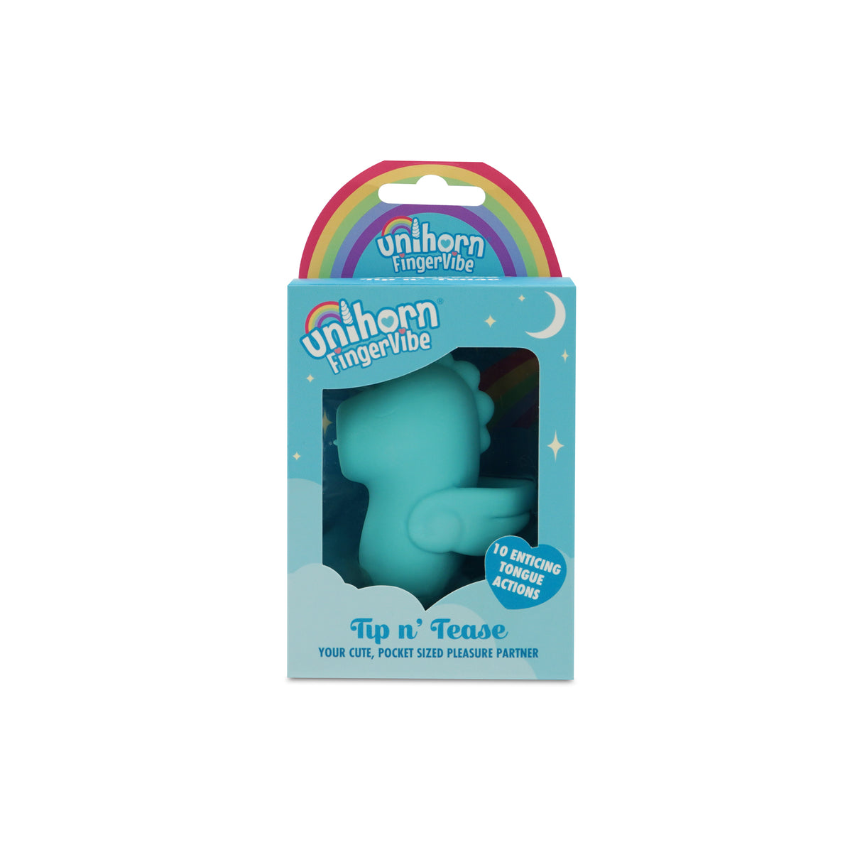 Unihorn Finger Vibe - Tip N Tease Blue
