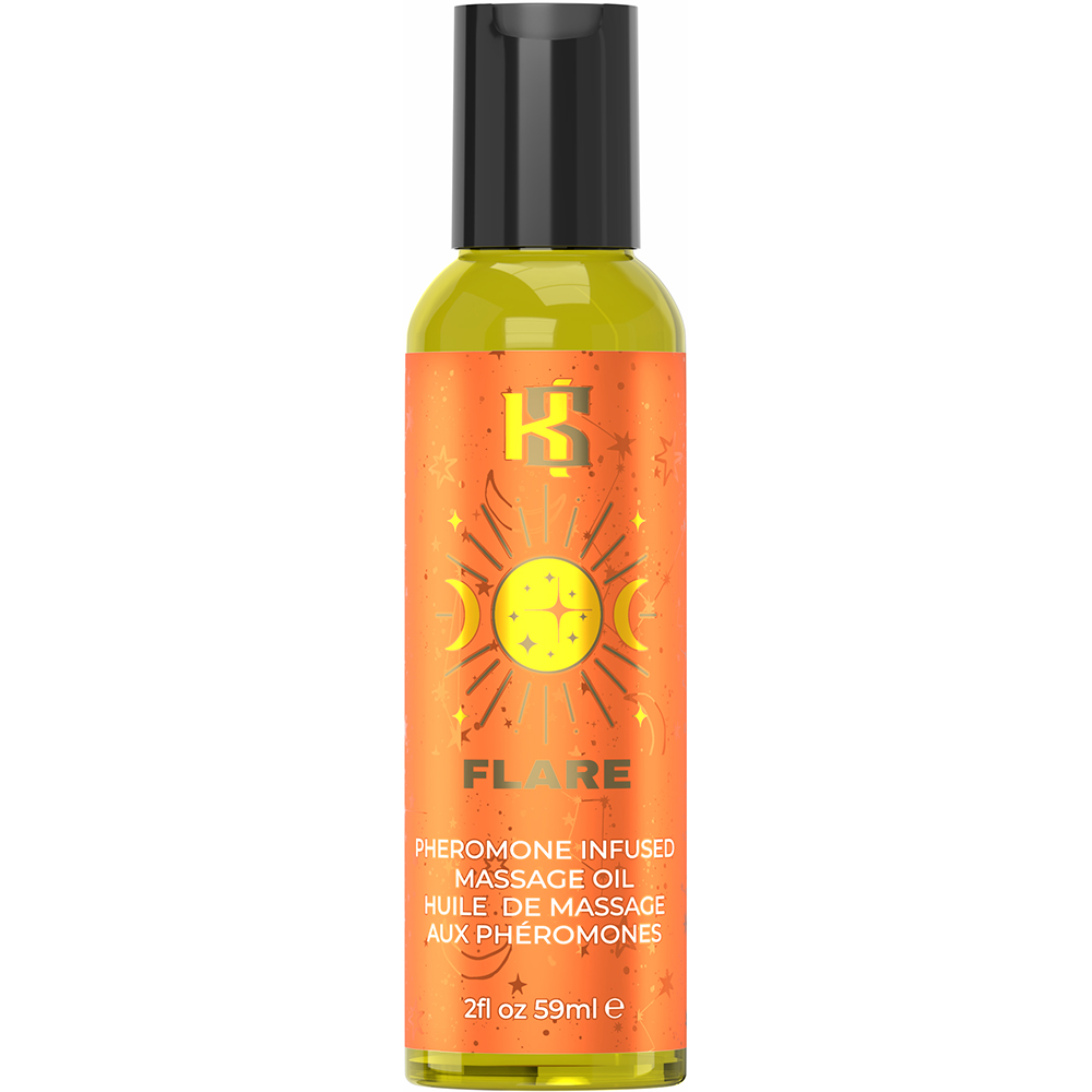 Celestial Collection Flare Pheromone Massage Oil 2 Fl Oz/59 ml