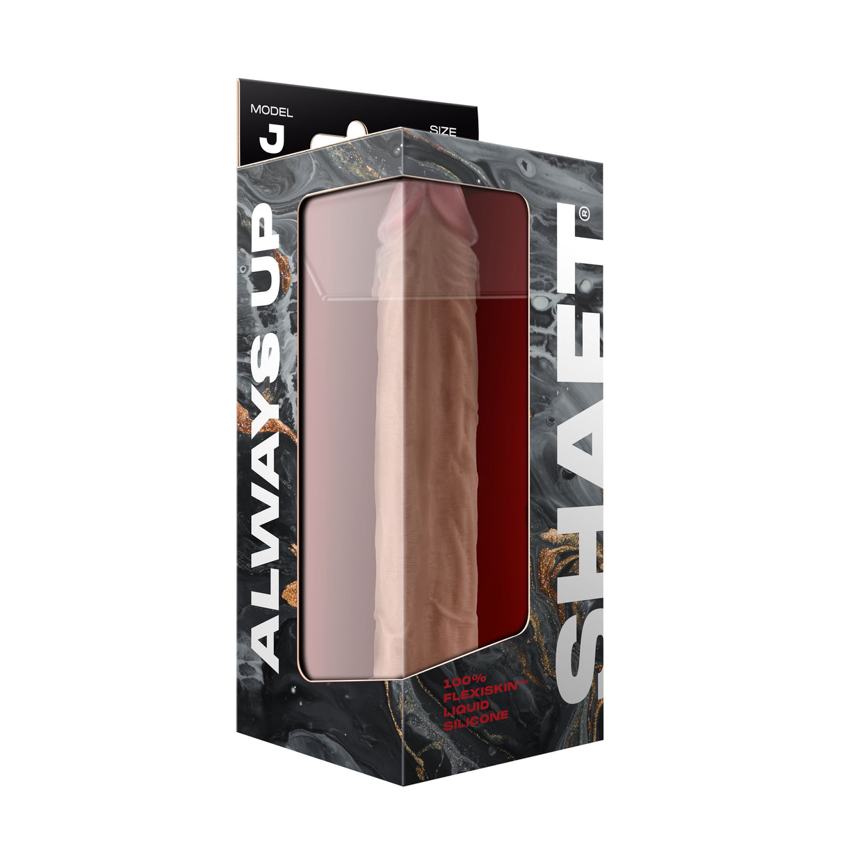 Shaft - Model J 9.5 Inch Liquid Silicone Dong - Pine