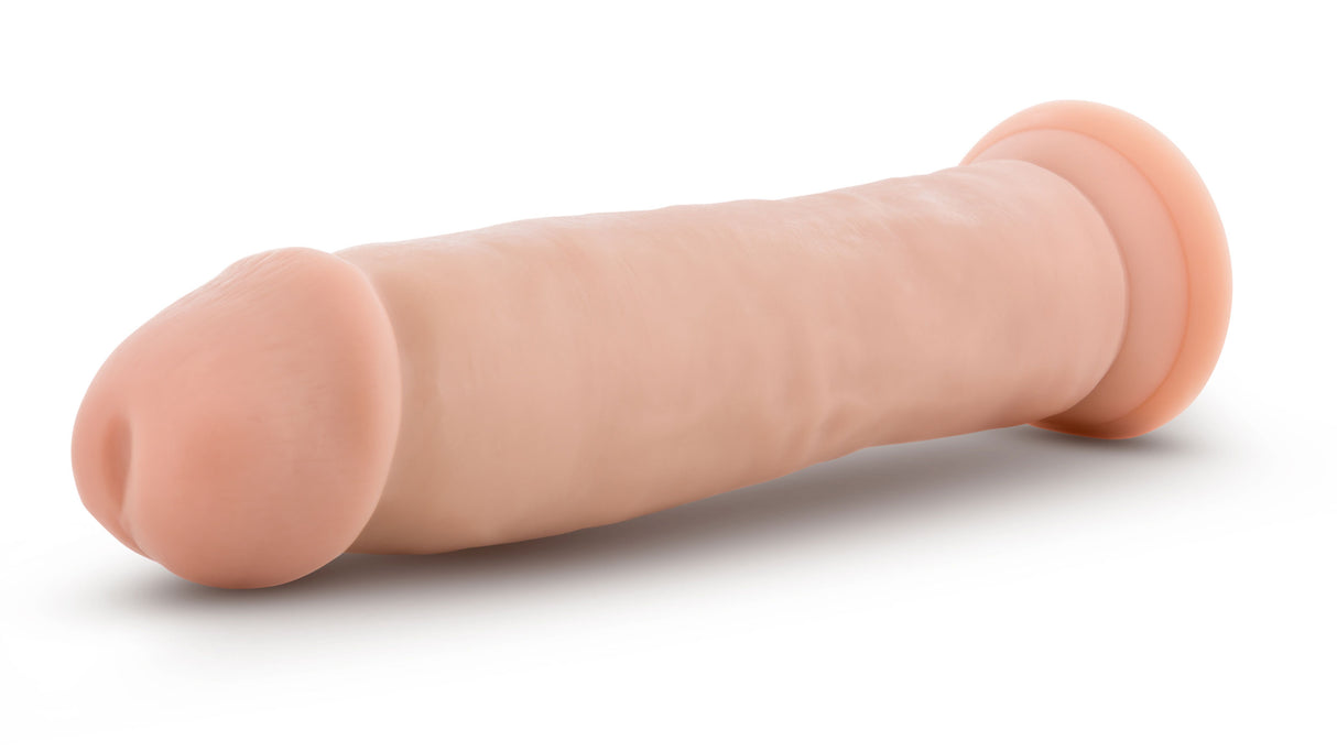 Dr. Skin Silicone - Dr. Henry - 9 Inch Dildo With Suction Cup - Vanilla