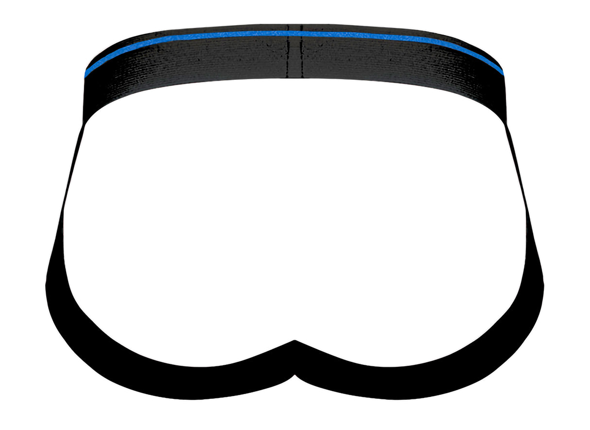 Retro Sport Panel Jock - L/ XL - Black/ Blue