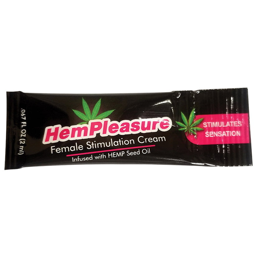 HemPleasure Female Stimulation Cream Foil