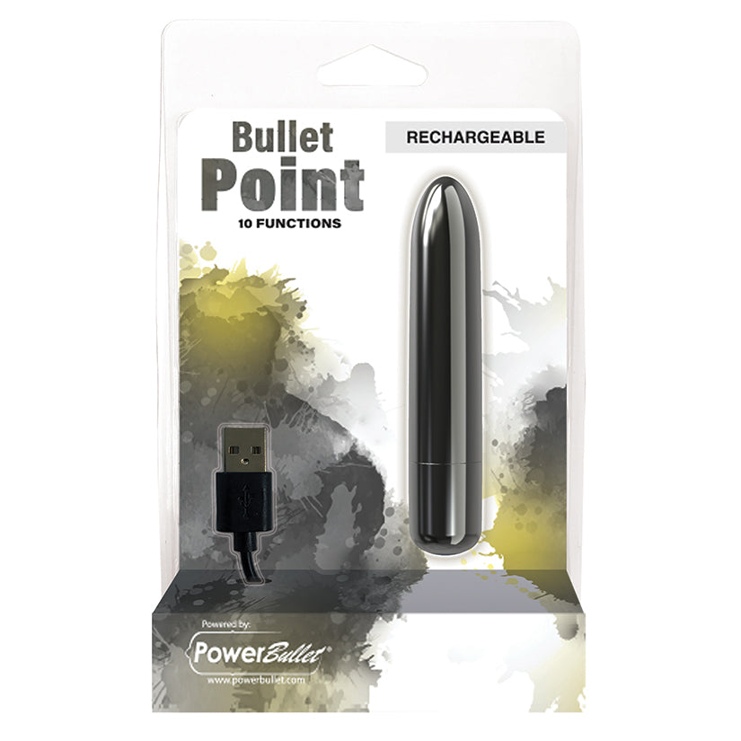 PowerBullet Bullet Point 10 Function Rechargeable 4"