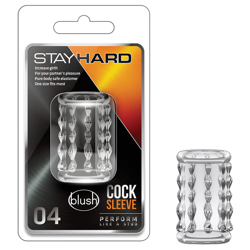 Stay Hard Cock Sleeve - Clear