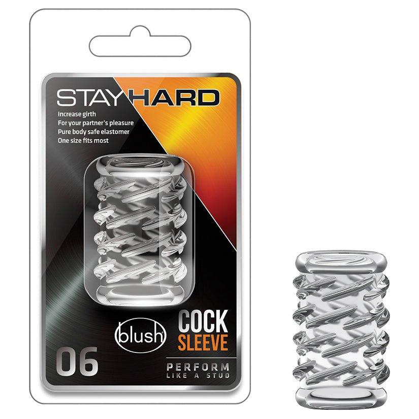 Stay Hard Cock Sleeve - Clear