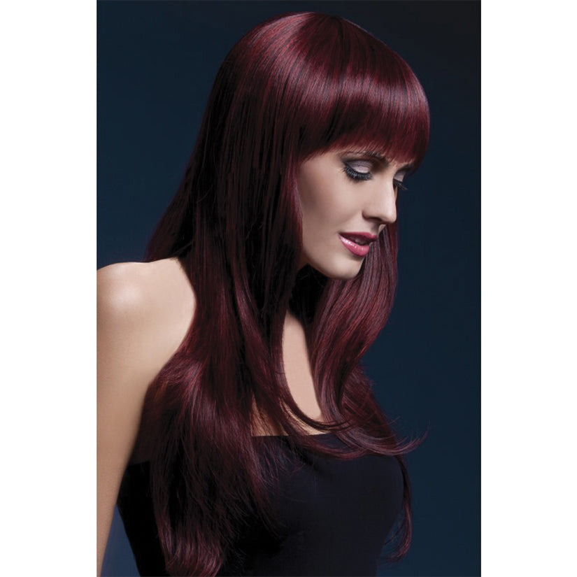 Sienna Wig Long Wavy & Fringe 26"