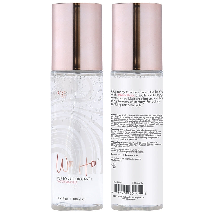CG Woo Hoo Personal Lubricant Waterbased 4.4oz