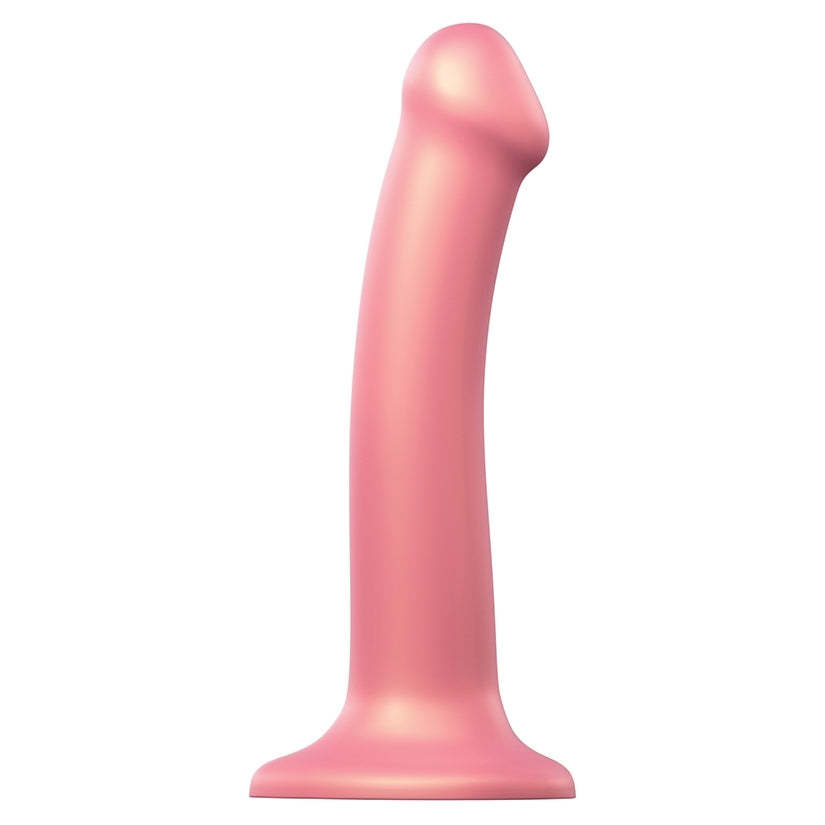 Strap On Me Mono Density Dildo Metallic-Vieux Rose