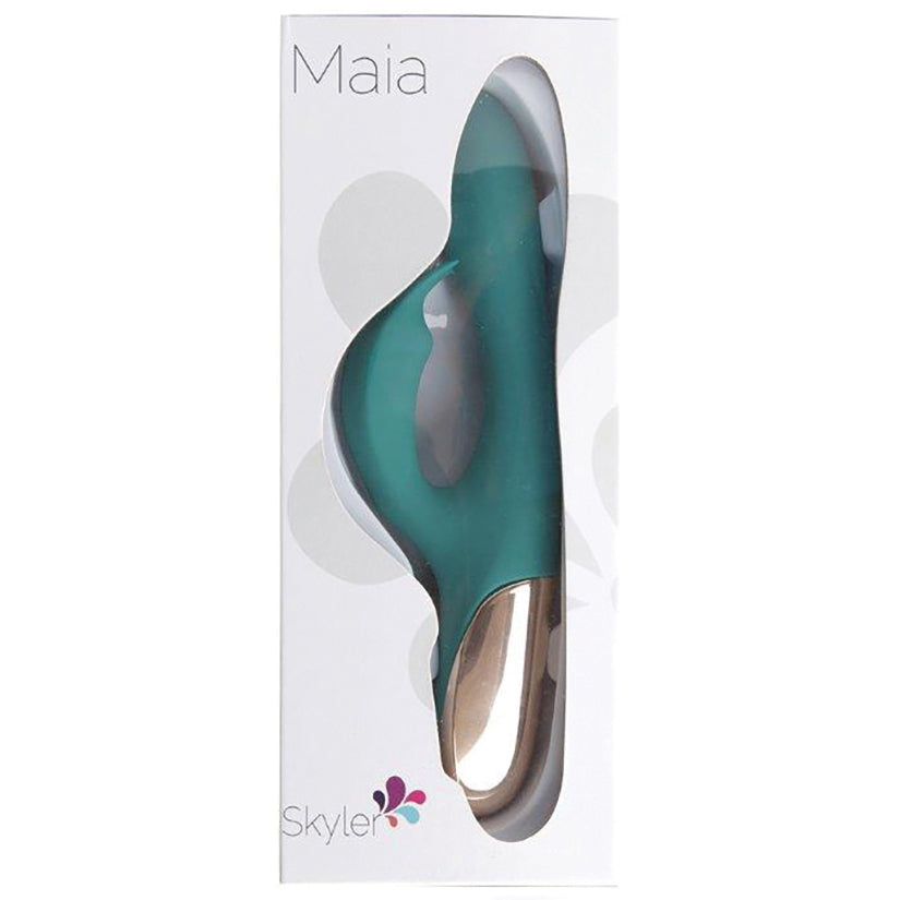 Skyler Rechargeable Bendable Rabbit-Green 8.5"