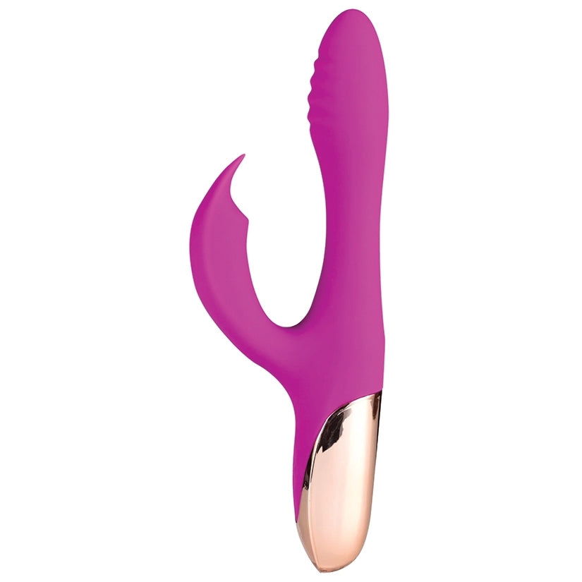 Skyler Rechargeable Bendable Rabbit-Purple 8.5"