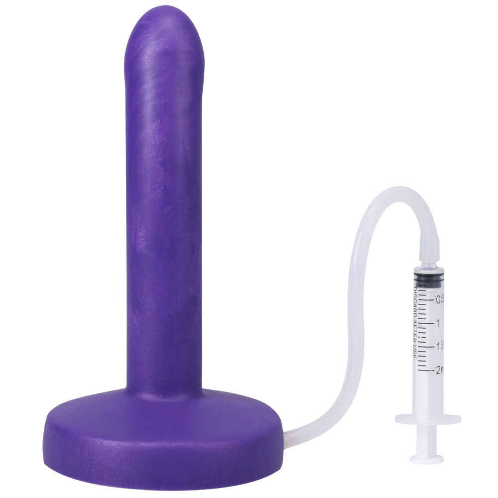 Pop Slim By Tantus Squirting Dildo Indiglow