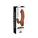 Skinsations Smooth Operator Penis Sleeve With Scrotum Strap Multi-Speed Bullet Rechargeable