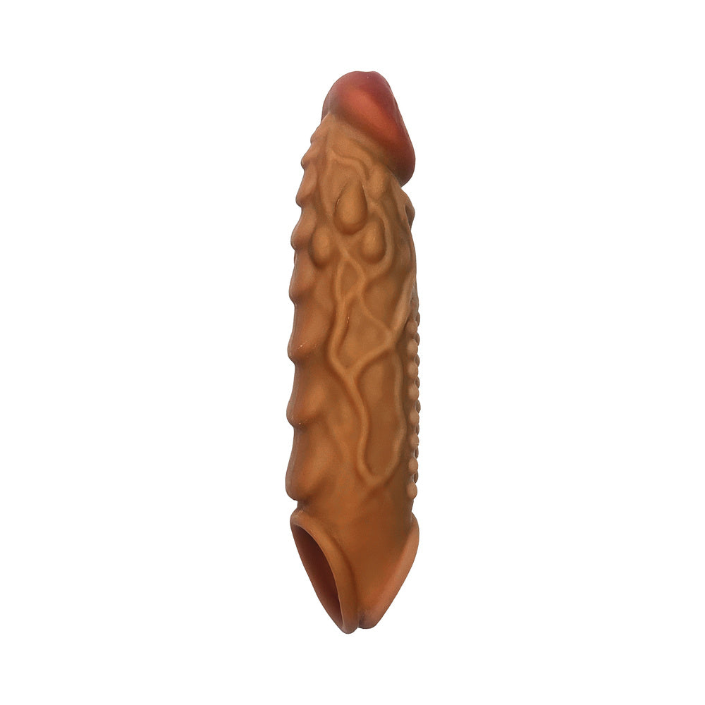 Skinsations Bump&Grind Raised Bumps Penis Sleeve With Scrotum Strap