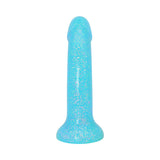 Glitter Boy Sparkle Me Glitter Silicone Dildo Aqua