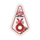Horny Christmas Santa''s Little Helper Reindeer Cockring With Multi Speed Candy Cane Stripe Bullet Liquid Silicone