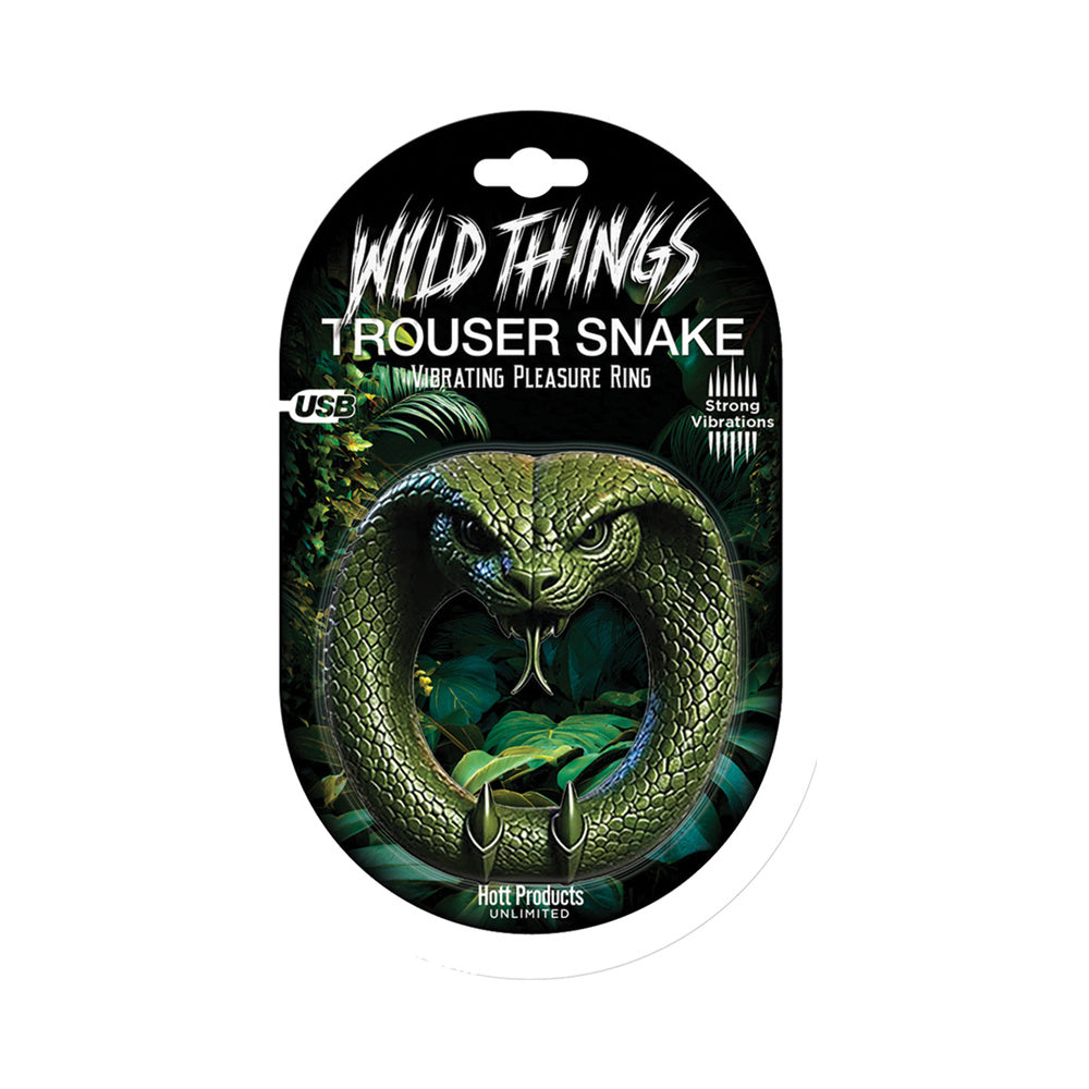 Wild Things Animal Rings Trouser Snake 10 Function Liquid Silicone