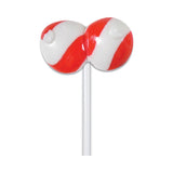 Horny Christmas Jingle Boobs Boobie Shaped Lollipop