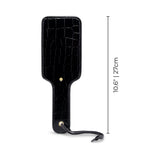 The Cowgirl Essentials Patent Leather Croc Spanking Paddle