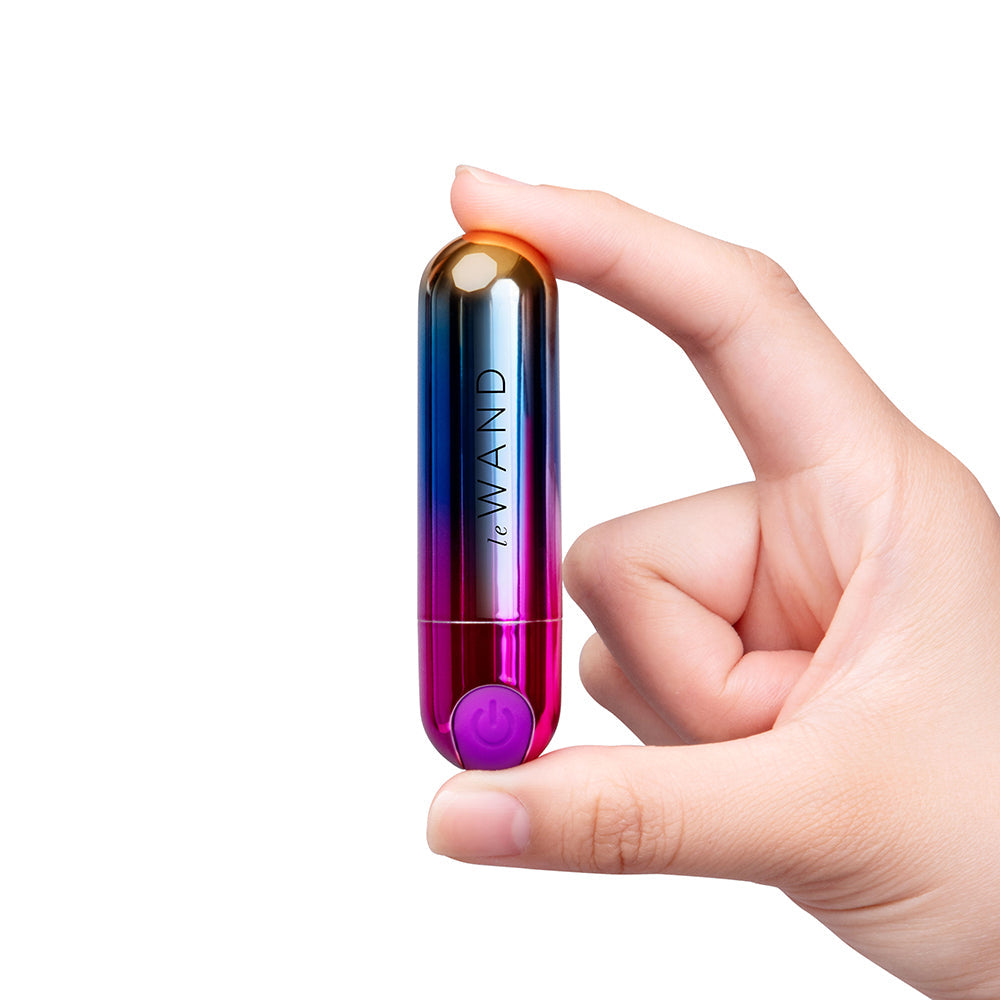 Le Wand Essentials Rechargeable Rainbow Bullet Vibrator