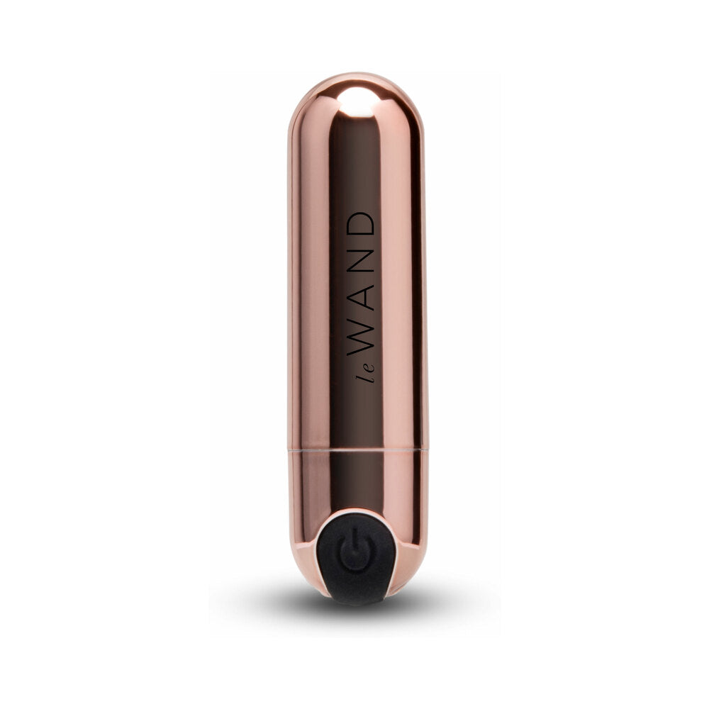 Le Wand Essentials Mini Rechargeable Rose Gold Bullet Vibrator