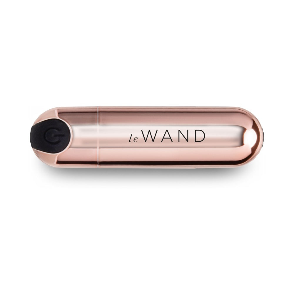 Le Wand Essentials Mini Rechargeable Rose Gold Bullet Vibrator