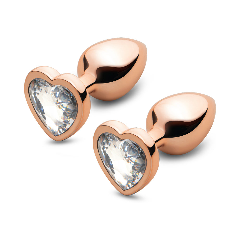 b-Vibe Essentials 2-Piece Jewel Hearts Anal Training Set