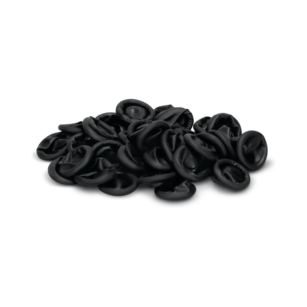 b-Vibe Essentials Anal Play Finger Cots 50-Piece Black