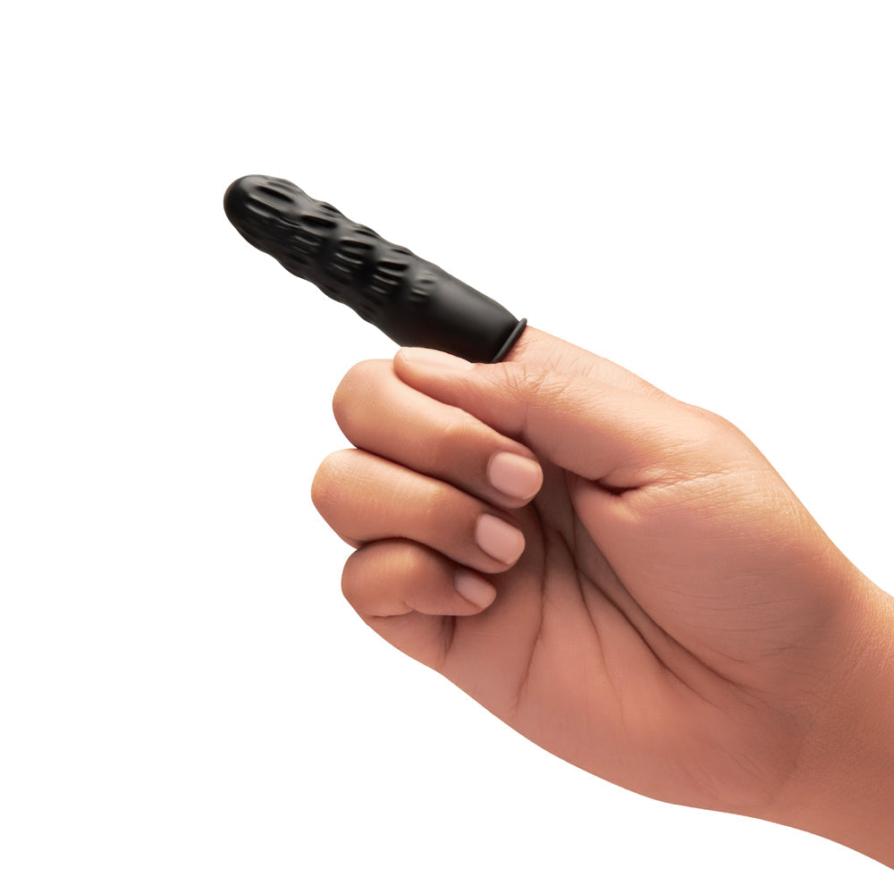 b-Vibe Essentials Anal Play Finger Cots 50-Piece Black