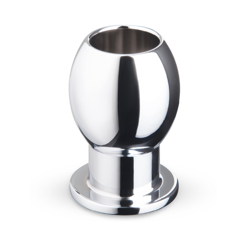 b-Vibe Essentials 3 in. Aluminum Hollow Tunnel Butt Plug