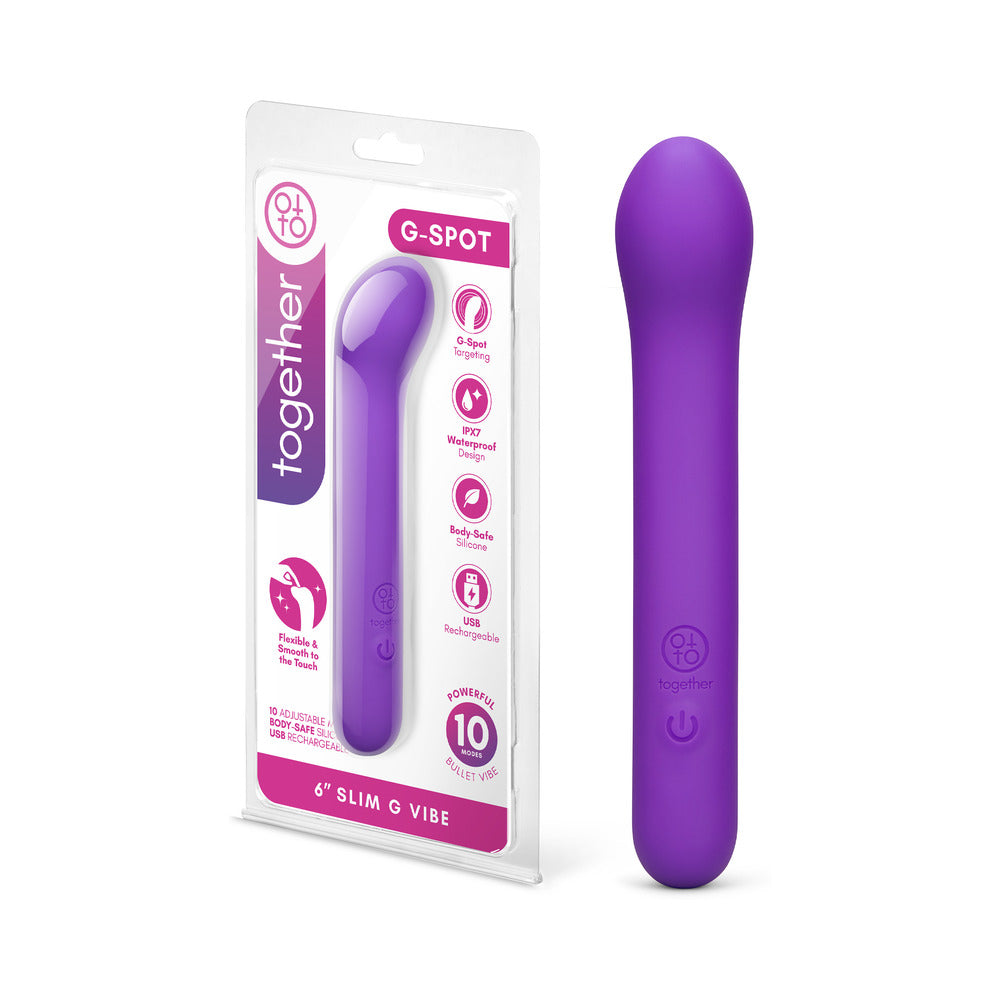 Together Mini Vibes G-Spot 6 in. Slim G Vibe