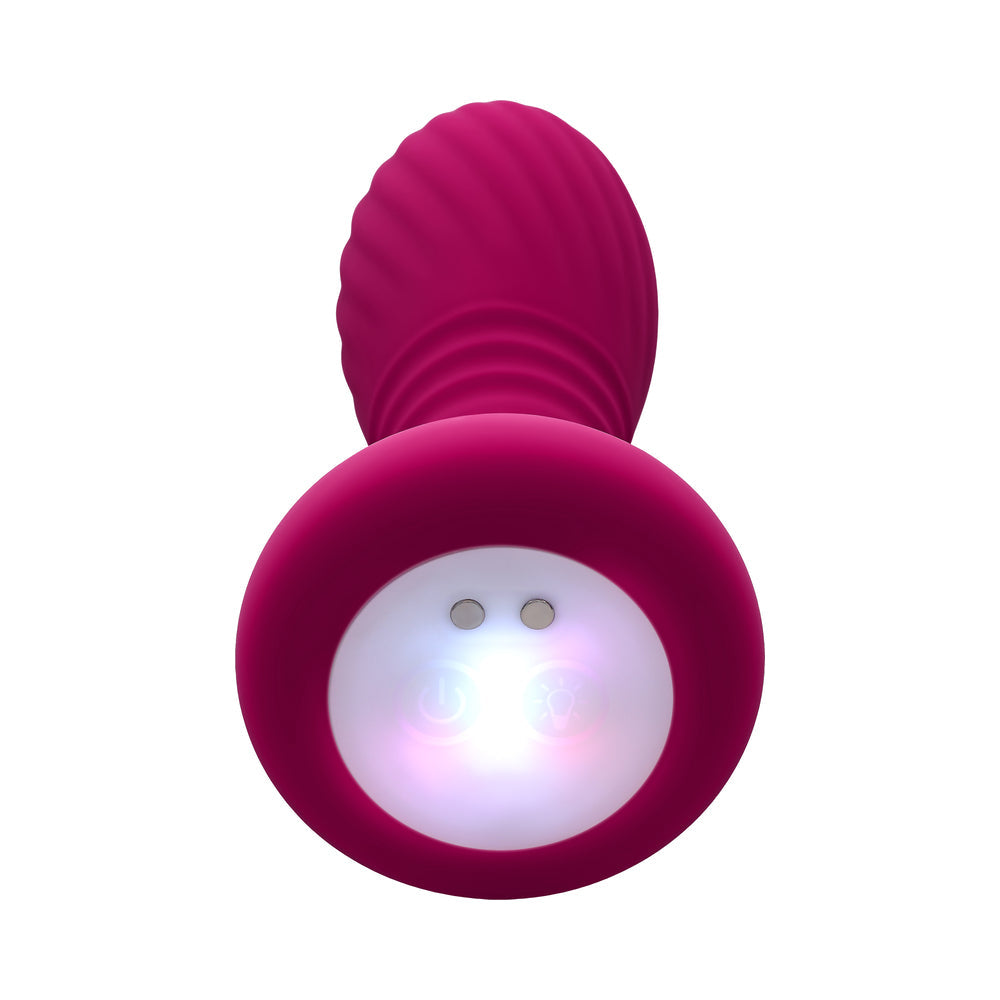 Evolved Party Plug Silicone Rechargeable Burgundy