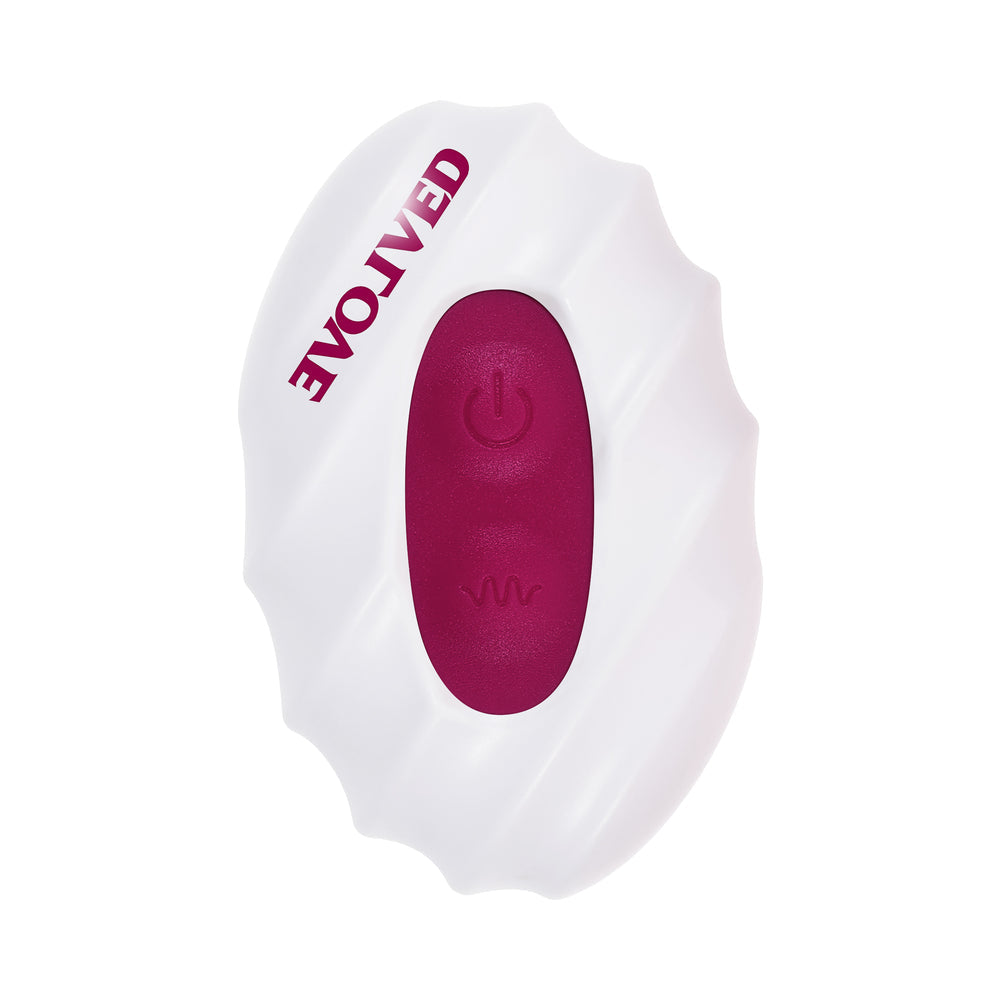 Evolved Party Plug Silicone Rechargeable Burgundy