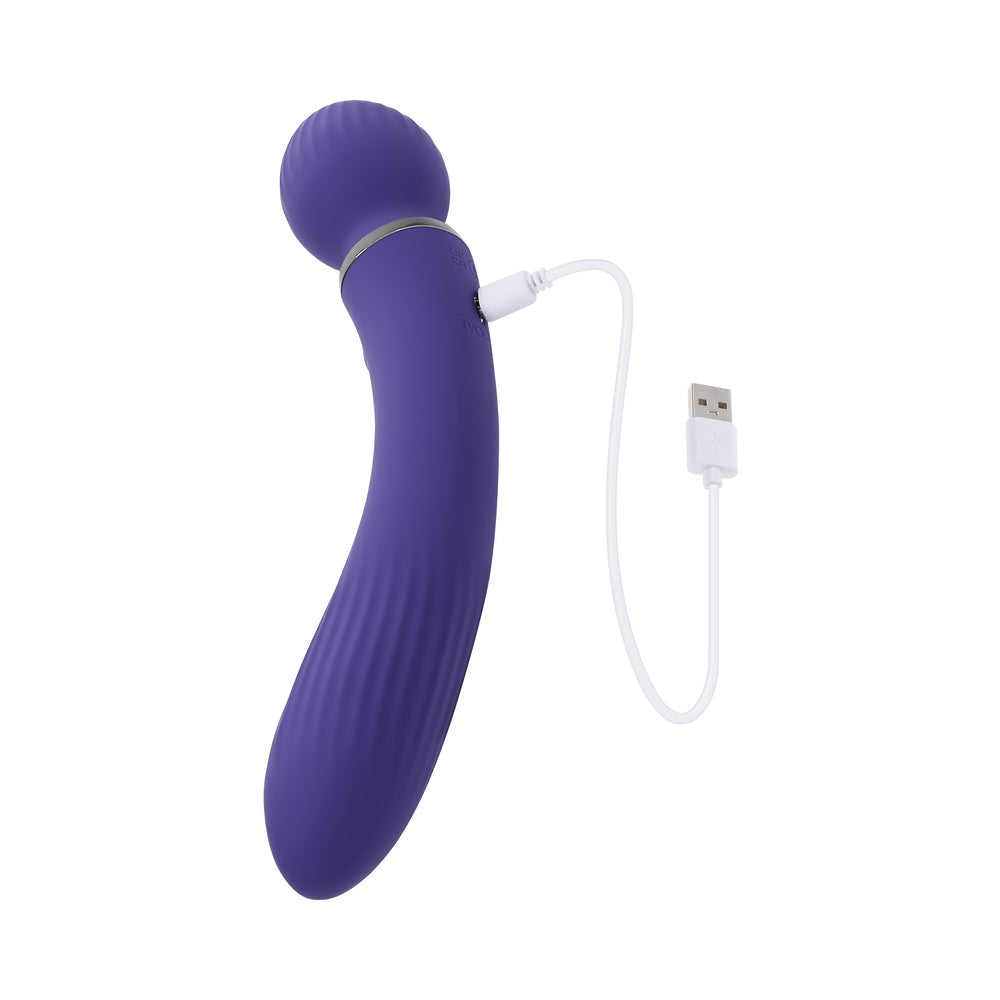 Evolved Shiver Silicone Rechargeable Purple
